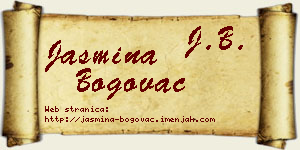 Jasmina Bogovac vizit kartica
